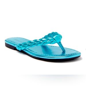 🌊🩴*Brand New* Abound Blue Frannie Braided Thong Sandal 🩴🌊